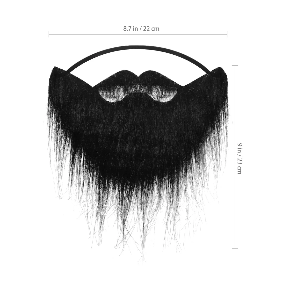 할로윈 가짜 수염과 콧수염 탄성 스트랩 블랙 의상 파티 소품 성인 어린이를위한 축제 용품