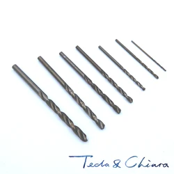 Brocas torção de aço inoxidável, haste reta para brocas de aço inoxidável com tamanhos 0.8 0.9 1.1 1.2 1.3 1.4 1.5 1.6mm