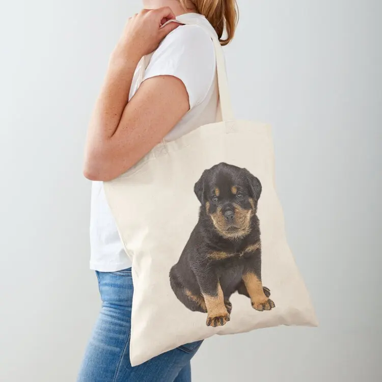 

ROTTWEILER DOG TSHIRT Tote Bag Handbags Portable shopping bag cute tote bag hand ladies