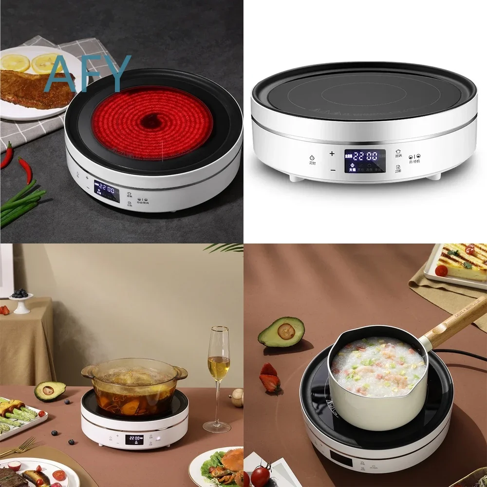 2200W Electric Ceramic Cooker for Home Kitchen Tea Stove High Power Infrared Heating Furnace for Induction Cooking Portable