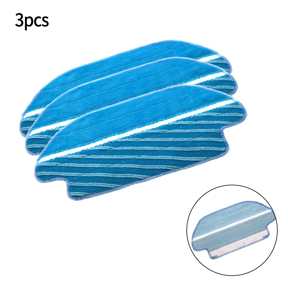 3 Pack Microfiber Pad Wiping Cloth For M6 Pro Robot Vacuum Cleaner Dry And Wet Usage Mop Cloths Pad Floor Cleaning