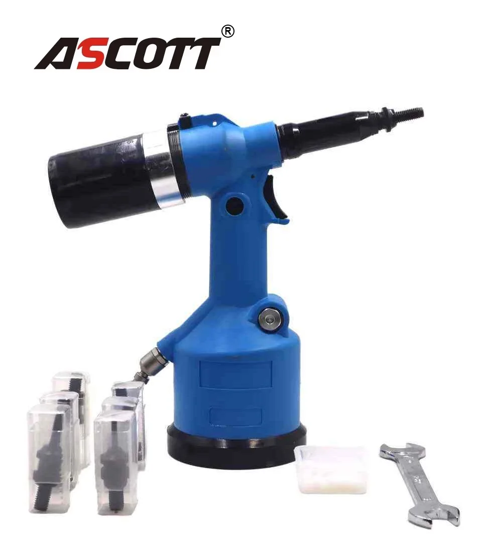 M3-M12 Automatic Pneumatic Rivet Nut Gun Industrial Sheet Metal Pipe Fastening