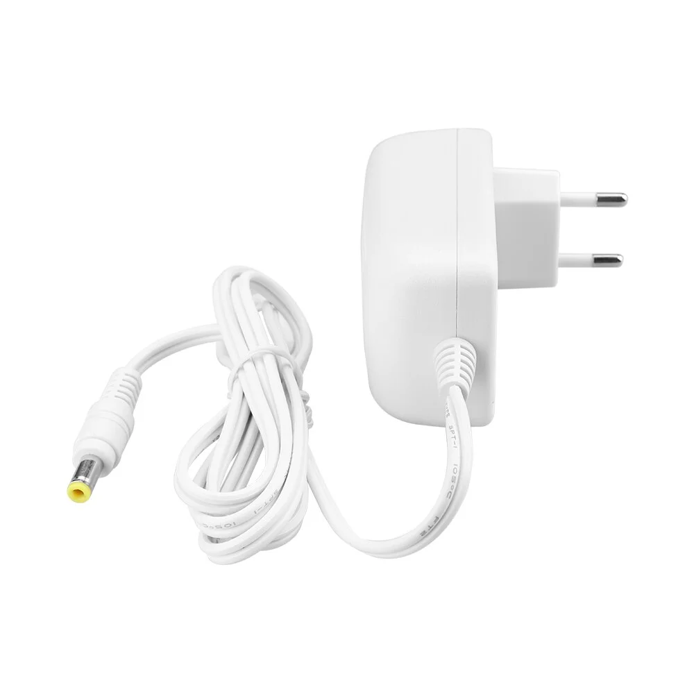 Dc 12v 24v 1a 2a 3a adaptador de alimentação tampa branca 12v transformador para led string led barra de luz de tira de luz led driver ue us