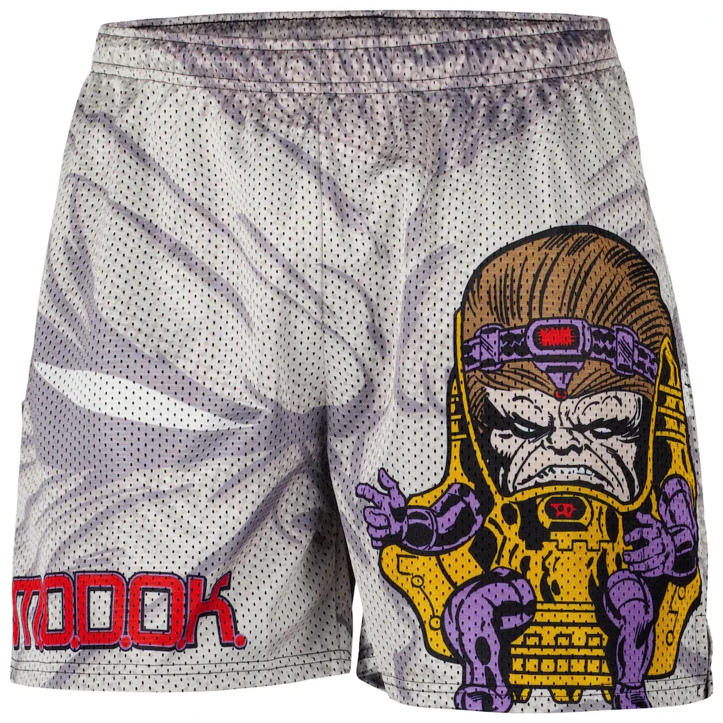 

Шорты в стиле ретро, ​​летняя горячая распродажа, шорты Marvel M.O.D.O.K, баскетбольные шорты, дышащие, удобные, быстросохнущие, детские и взрослые шорты