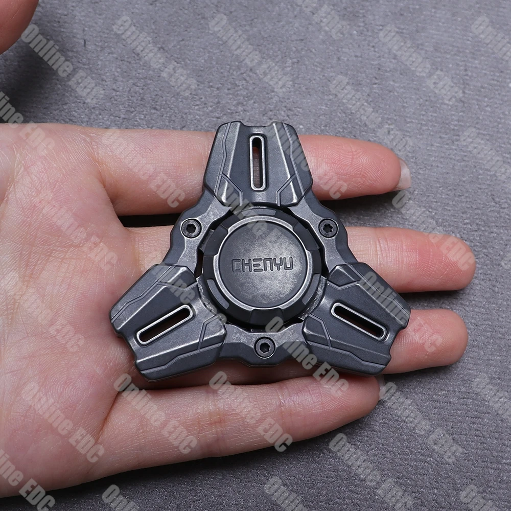 Used EDC Toys CHENYU Original EDC Stainless Steel Mech Fidget Spinner Fidget Toys For Adults