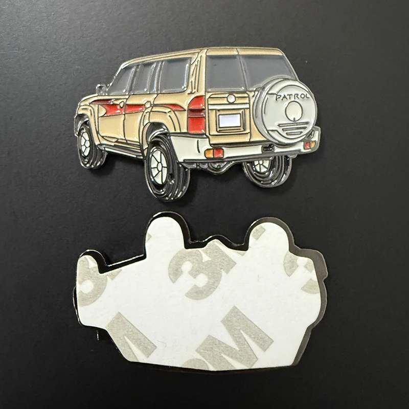 Car Saudi Arabia Mobile Phone 3M Sticker Badge Metal Pin Broooches Pins