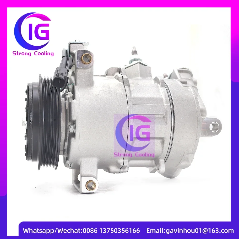 4pk For Ford AC Compressor For Ford Mustang R134A 2.3L 2017 FR3B-19D629-FB FR3Z19703A FR3Z-19703-M FR3Z19C836A 109MM 6SBH14C