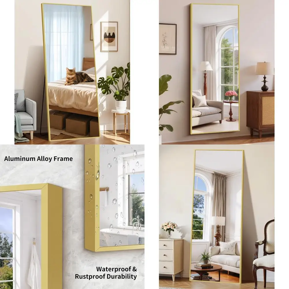 대형 전신 거울 알루미늄 프레임 가정 장식 및 벽걸이용