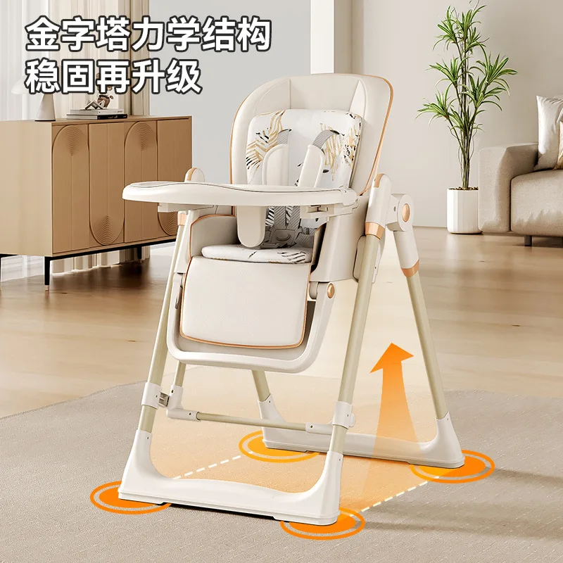 New Foldable Baby Dining Chair Multifunctional Home Children's Dining Chair Portable Baby Dining Learning Chair Wholesale