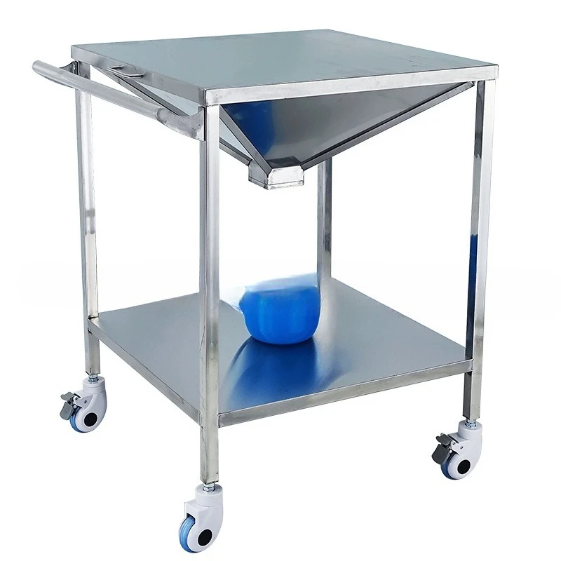 

Stainless Steel, Debridement Car, Thickened Rectangle, Flip