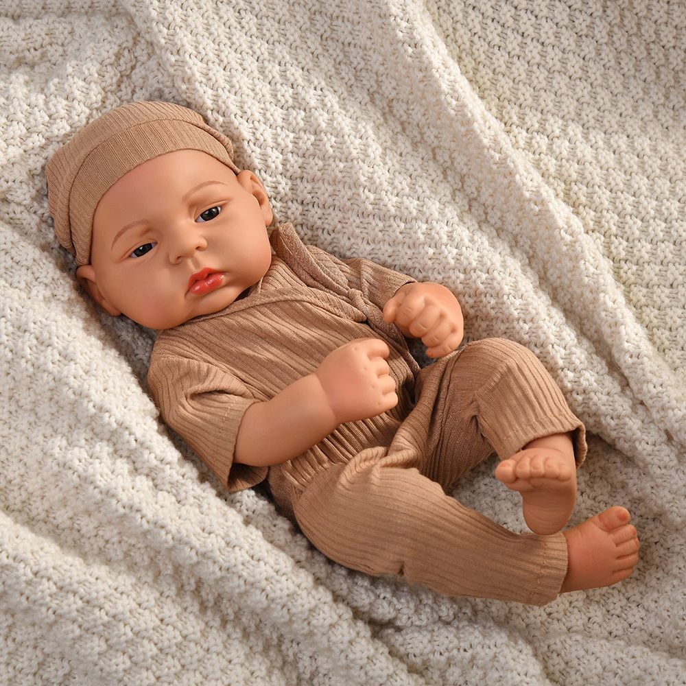 Puppenkleidung für 16 Zoll Reborn-Babypuppe, Niedlicher Babypuppen-Pullover, Jumpsuit, Kleidungszubehör für 40 cm Babypuppe, Geschenke für Mädchen – Detail 22