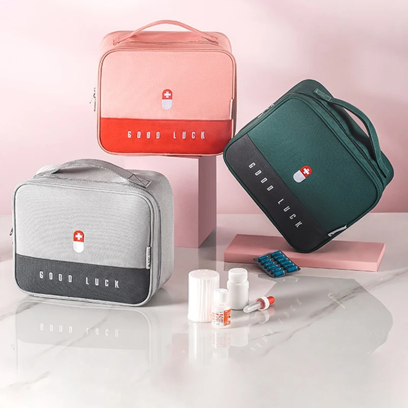 [NEW A09R!】 Portable Storage Bag Multifunctional First Aid Kit For Hiking, Backpacking, Camping, Travel, Car And Cycling