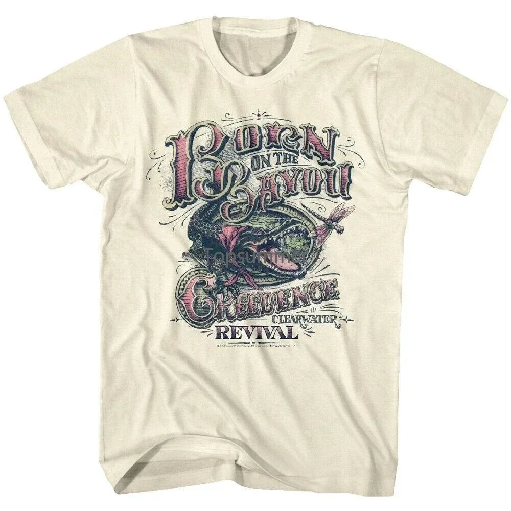 Creedence Clearwater Revival Born On The Bayou Album Men'S T Shirt Rock Ccr Band