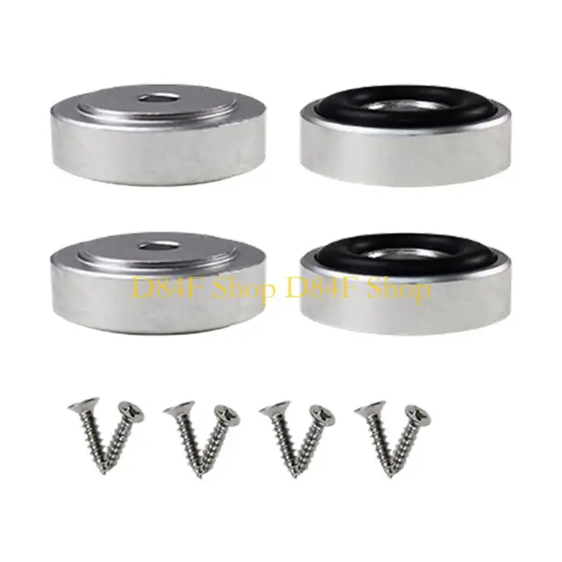 D84F Multipurpose Aluminum Mounting Legs With Rubber Base To Stop Cutting Boards From Slipping Scratch Proof Protectors