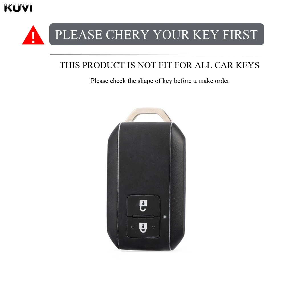 10PCS Soft TPU Car Key Case Cover For Suzuki Swift Wagon R Jimny Sierra Spacia Ertiga 2 Buttons Shell Protect Fob Accessories