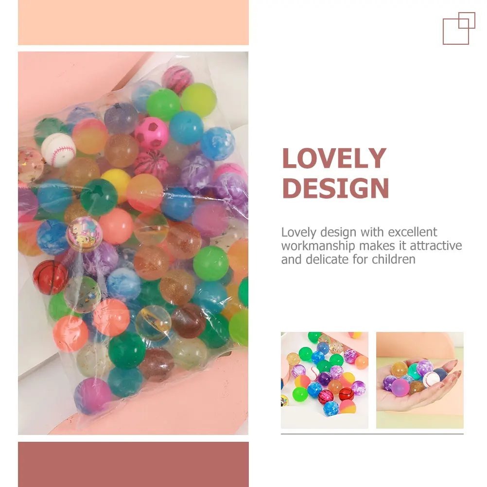 50 pçs bola saltitante crianças pequenas bolas jogo de salto para crianças brinquedo saltando pulando