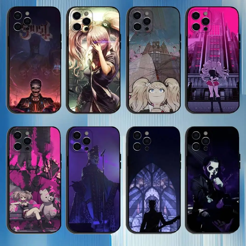 

J-Junko Anime EnoshimaS Phone Case For iPhone 16,15,14,13,12,11 Plus,Pro Max, Others Soft Black Cover