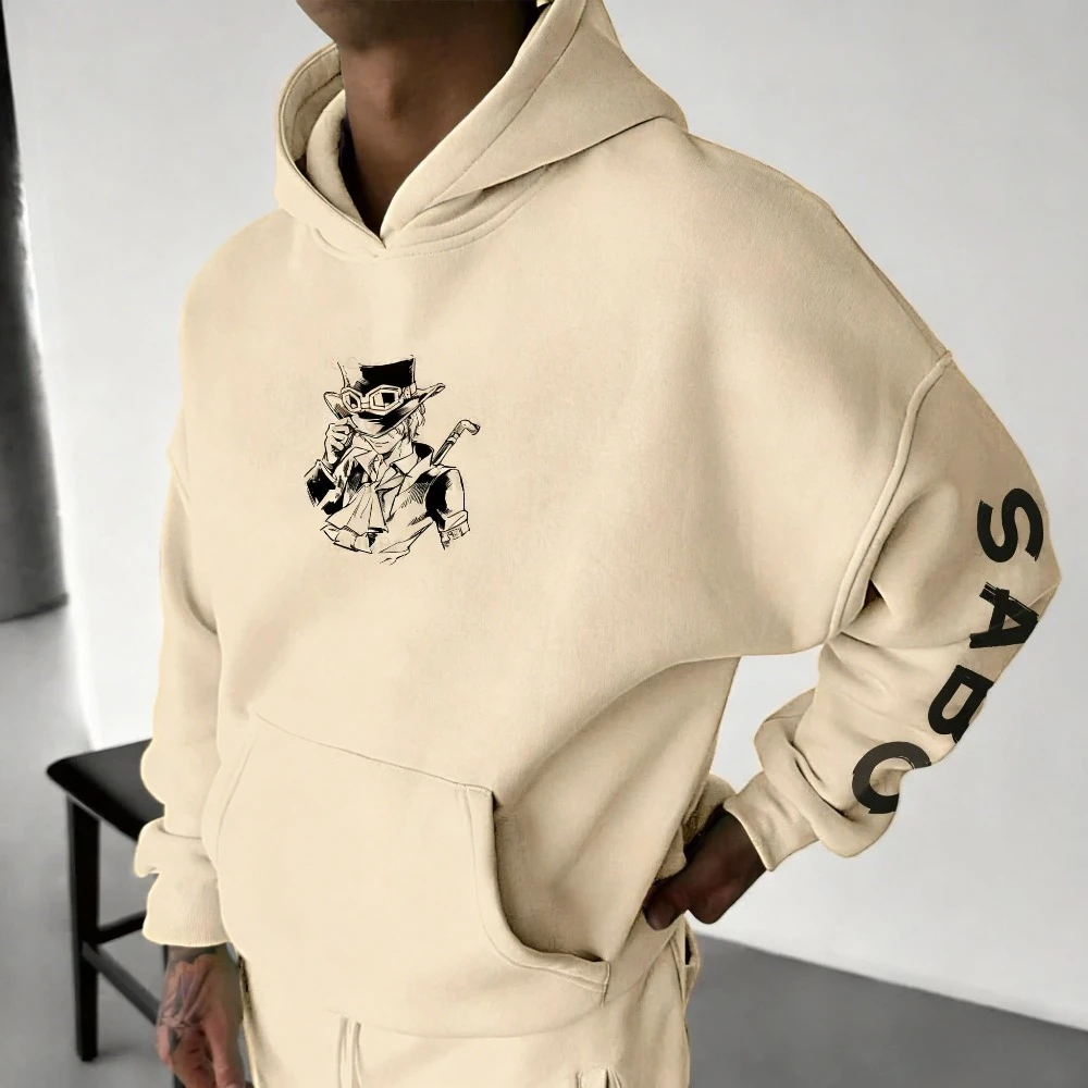 قطعة واحدة الرجال هوديي البلوز سابو انمي ياباني ربيع الخريف والشتاء الفتيان Harajuku طويلة الأكمام الوالدين والطفل الزي #2