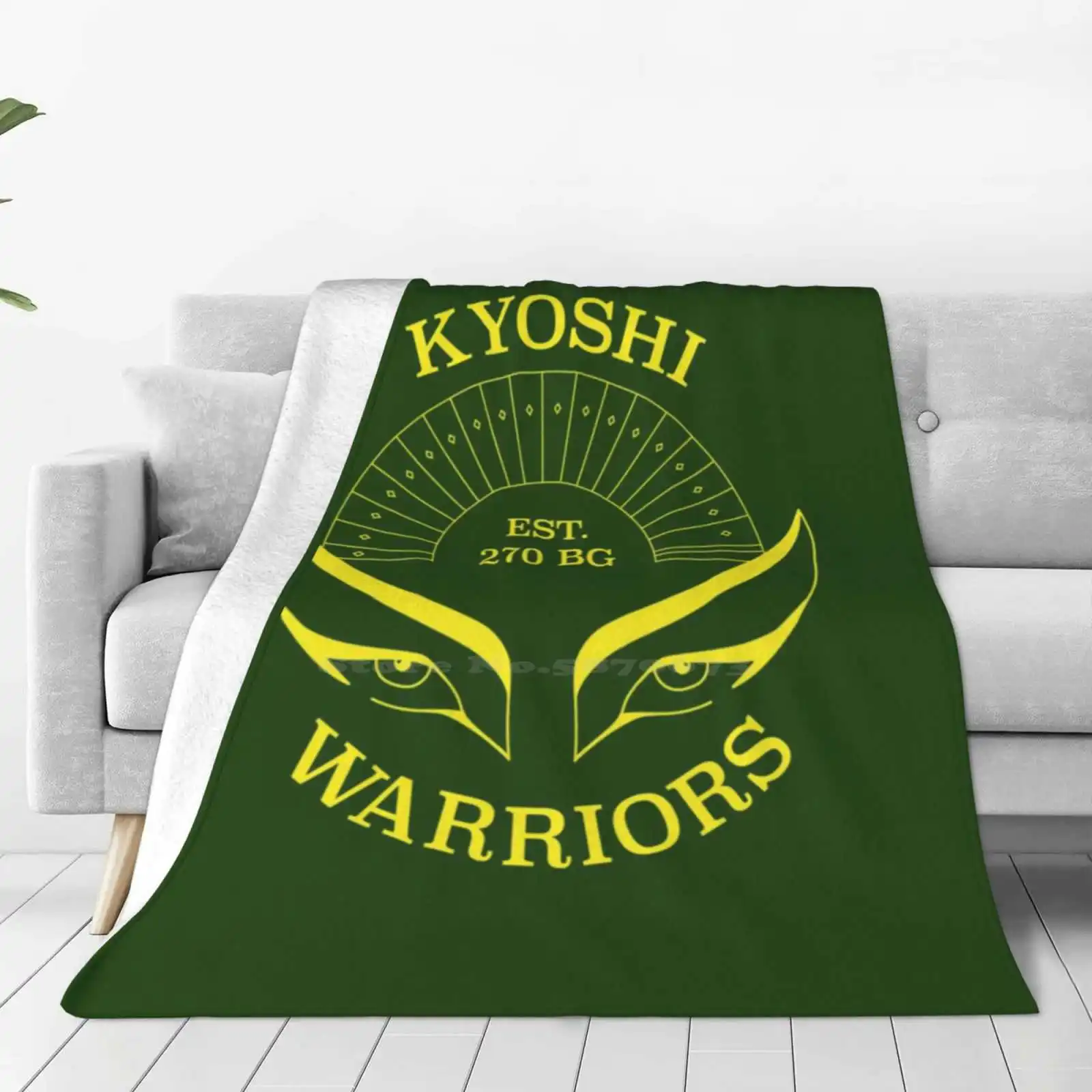 Kyoshi Creative Design Comfortable Warm Flannel Blanket Warrior Kyoshi Atla Suki