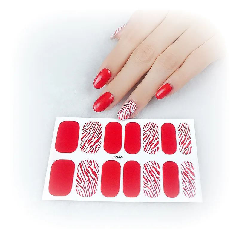 Manicure Accessories,Nail Sticker Replace Color Glue Polish,for Design,New Full Coverage Sexy Art Decals,Simple to Use and Easy