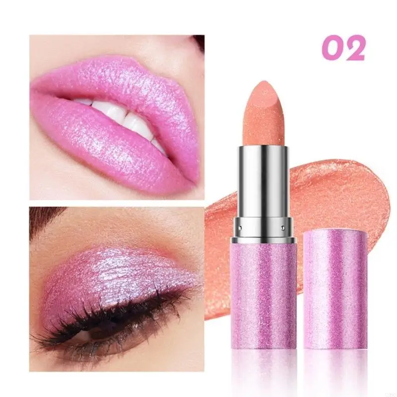 G99E Glitters Matte Lipstick Metallic Shimmering Gloss Longlasting Longproof Lip Color Lip Makeup Gift สำหรับผู้หญิง