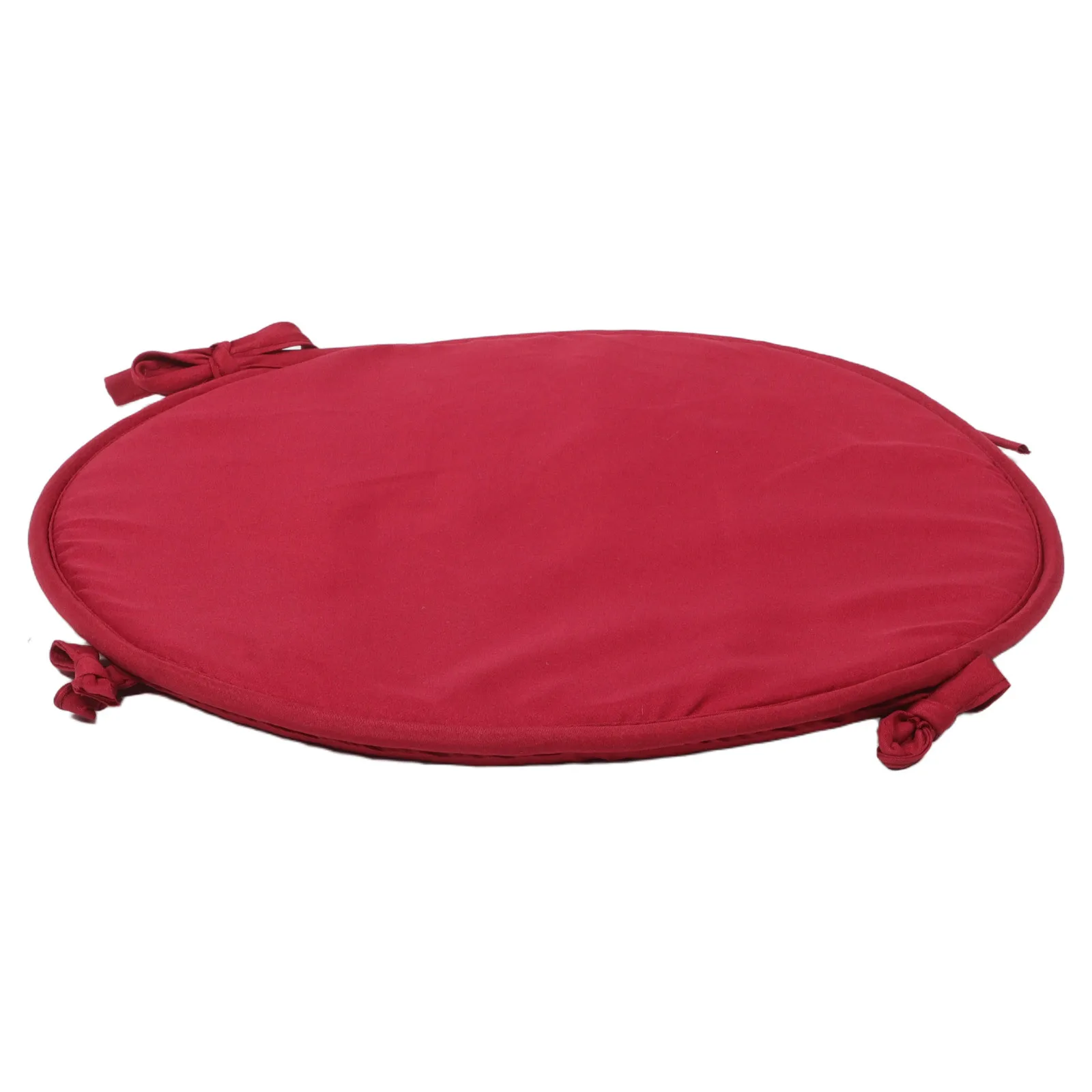 

Round Seat Cushion 38Cm Dark Red Thickened Sponge Chair Pad For Dining Room Office Home Chair Cushions For Dining Chairs Seat