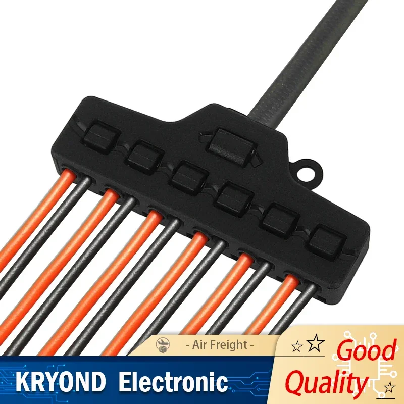 6 Ports Out Line Splitter Quick Connect Low Voltage Wire Splitter Distribution Block for LED Strip Lighting Connection Terminal