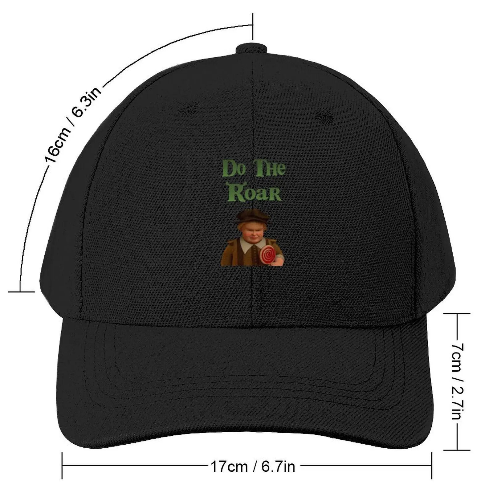 Do The Roar Black Background Baseball Cap Gentleman Hat Snapback Cap Dropshipping Cosplay Golf Men Women's