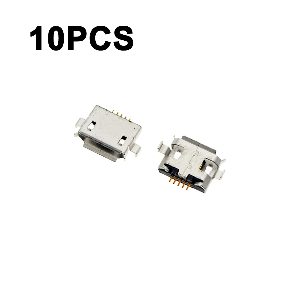 10pcs 5pin Female Micro USB Connector, DIP 2 Fixed feet, Widely used in tablet, phones and PDA