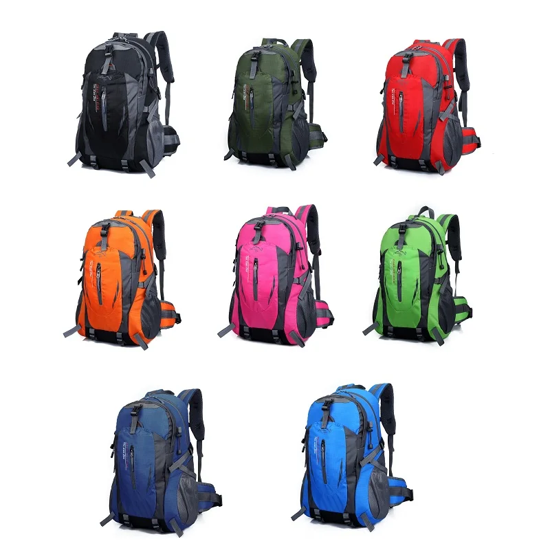 Mochila de senderismo para hombre y mujer, morral de 40 litros, impermeable, para deportes al aire libre, montañismo, escalada, viaje, Camping