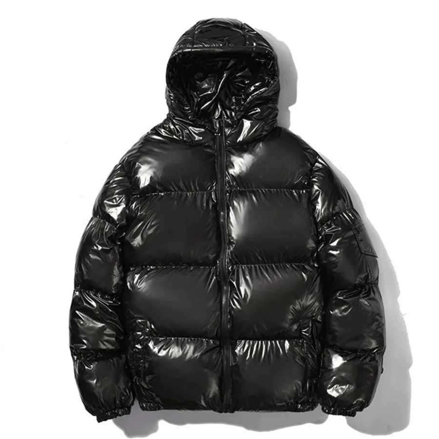 

2026 New Men Jackets Cotton Padded Parka Casual Streetwear Thick Windbreaker Winter Warm Coat Hooded Outerwear Men's Clothing