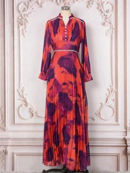 Muslim Maxi Dresses for Women Diamonds Long Robe Eid Ramadan Dubai Abayas Islam Arab Print Vestidos Jalabiya Morocco Kaftan
