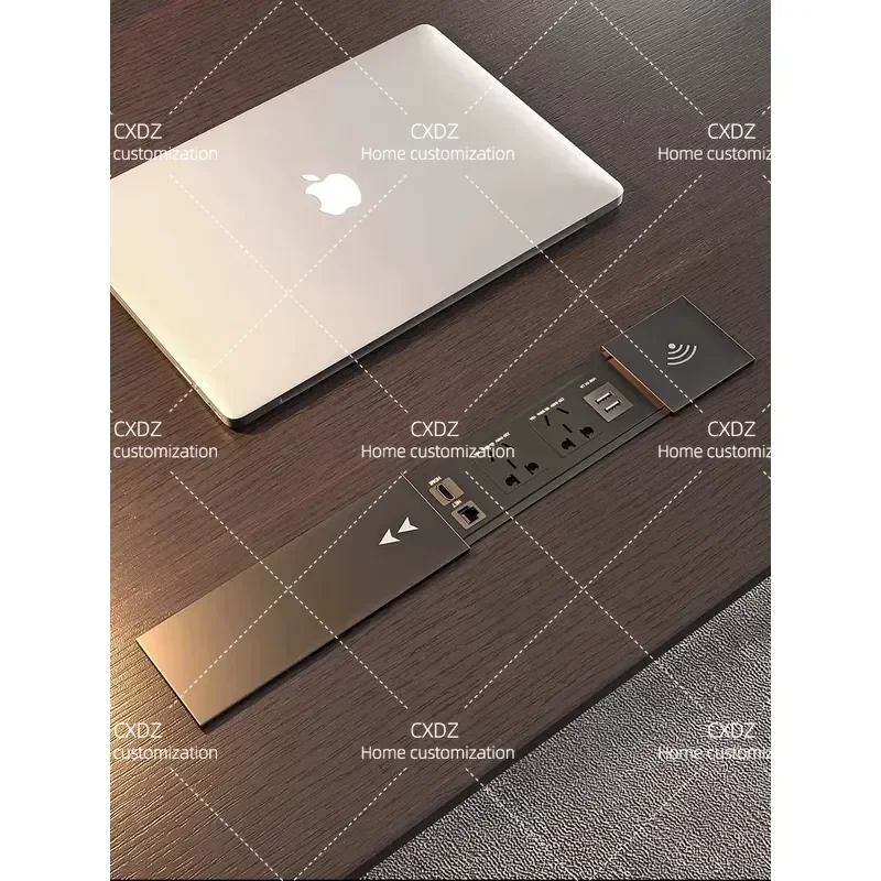 Italian Minimalist Desk Modern Office Computer Workbench Study Table Home Living Room Furniture Advanced Sense Executive Boss