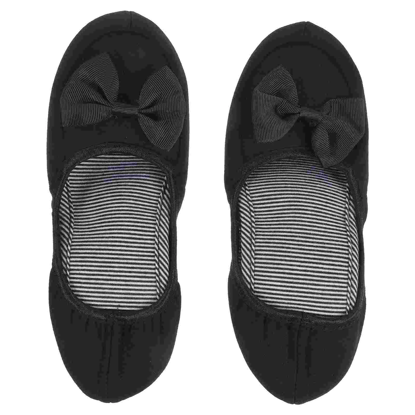 

24 5cm Reusable Slipper Ladies Flat Shoes Women Travel Folding Foldable Portable Slippers Loafer