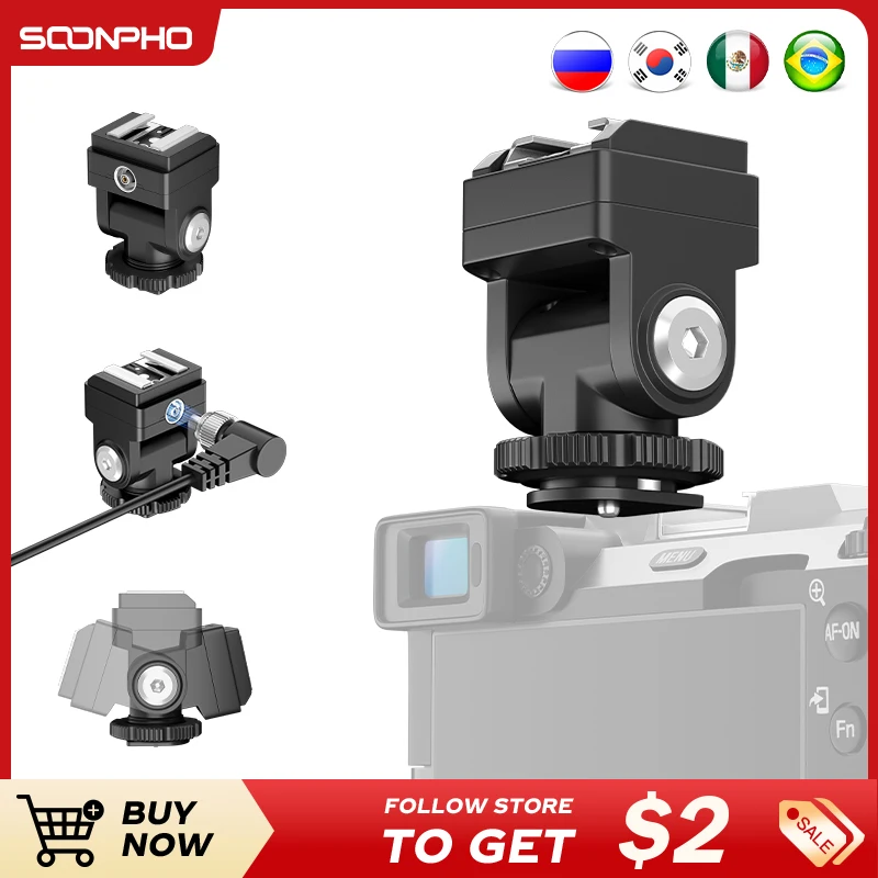 Soonpho новый C-N2 конвертер горячего башмака адаптер для вспышки усилитель крепления бустер Pad для Godox Mini Flash Im20/IM30 совместимый zeniko