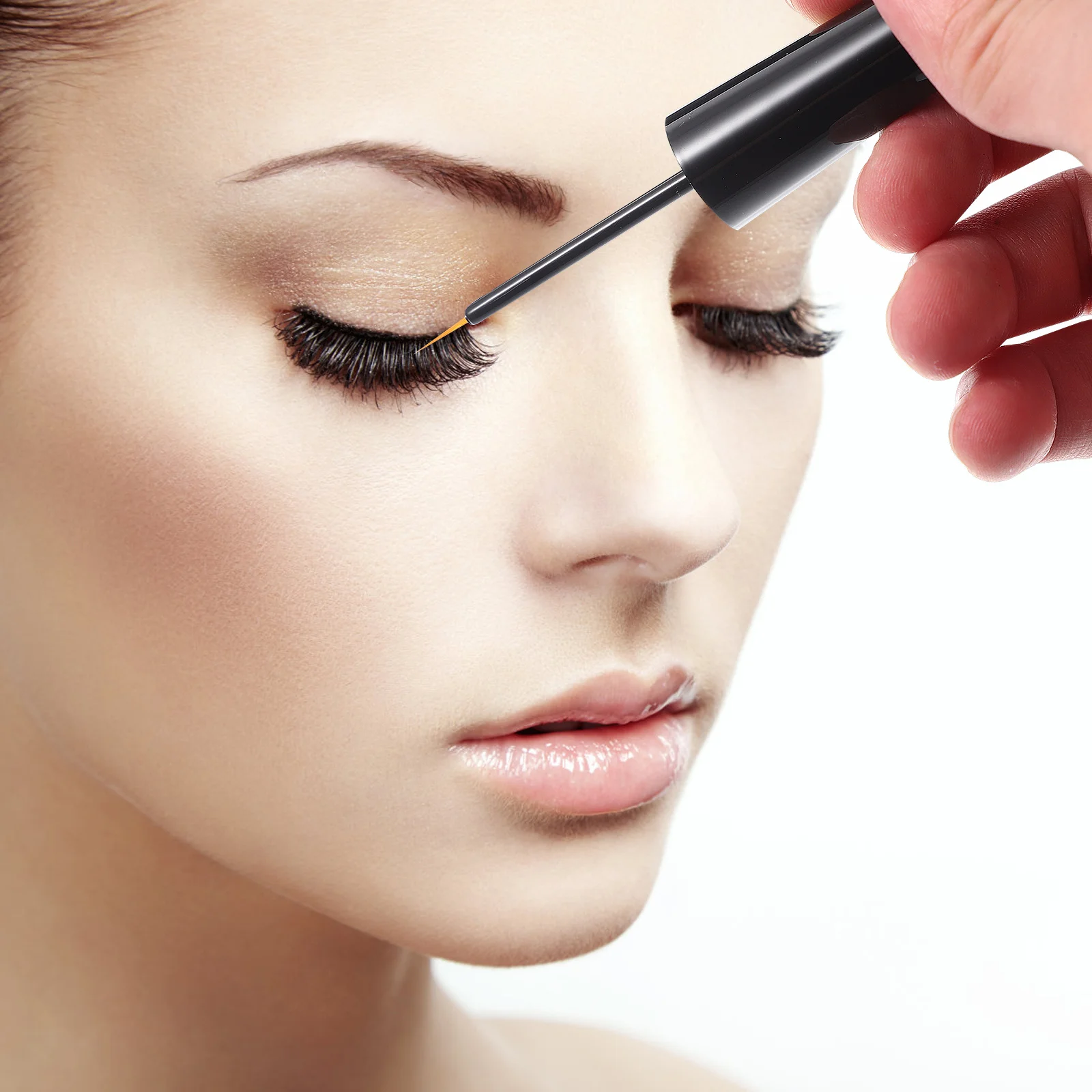 5 個の空のアイライナー液体チューブ詰め替え可能なまつげ美容液チューブコンパクトマスカラバイアル、外出先でのまつげエクステ用