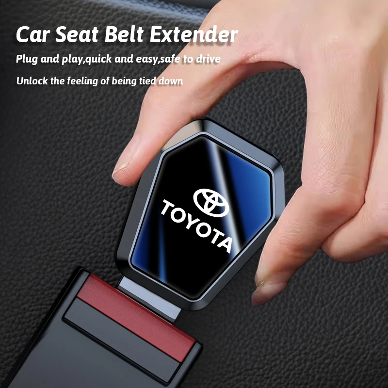 مقعد السيارة حزام كليب تمديد المكونات مشبك موسع اكسسوارات لتويوتا كورولا يارس Aygo بريوس شر كامري أوريس أفينسيس لاند #2