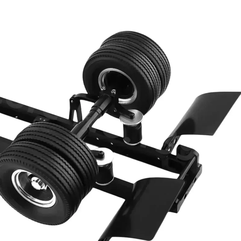 Peça rc 2 peças sistema de amortecedor de suspensão simulada peças de atualização acessórios para reboques tamiya diy 1/14 carro rc