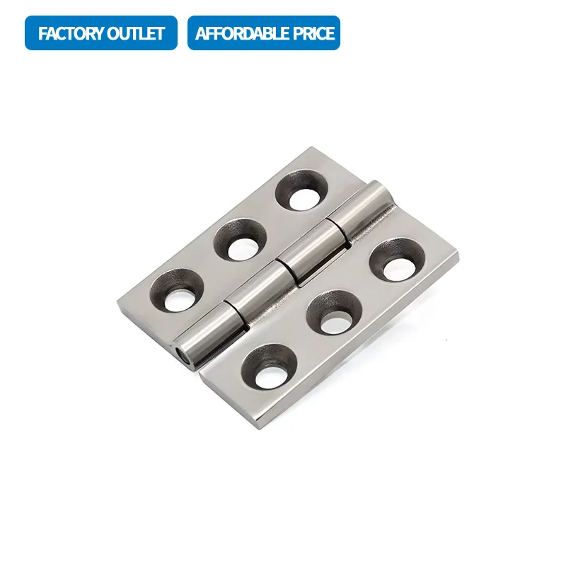 

304 Stainless Steel Heavy-Duty Hinge with Rubber Gasket Foldable and 180 Degree Rotating Industrial Machinery Equipment