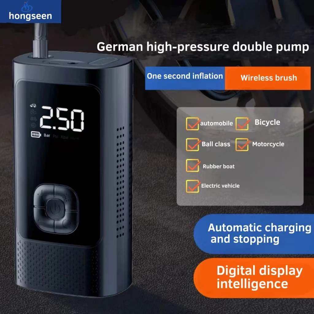150psi Portable Balloon Pump Car Air Compressor Tire Inflator Pump Electric Ball Tyre Pump - view 3