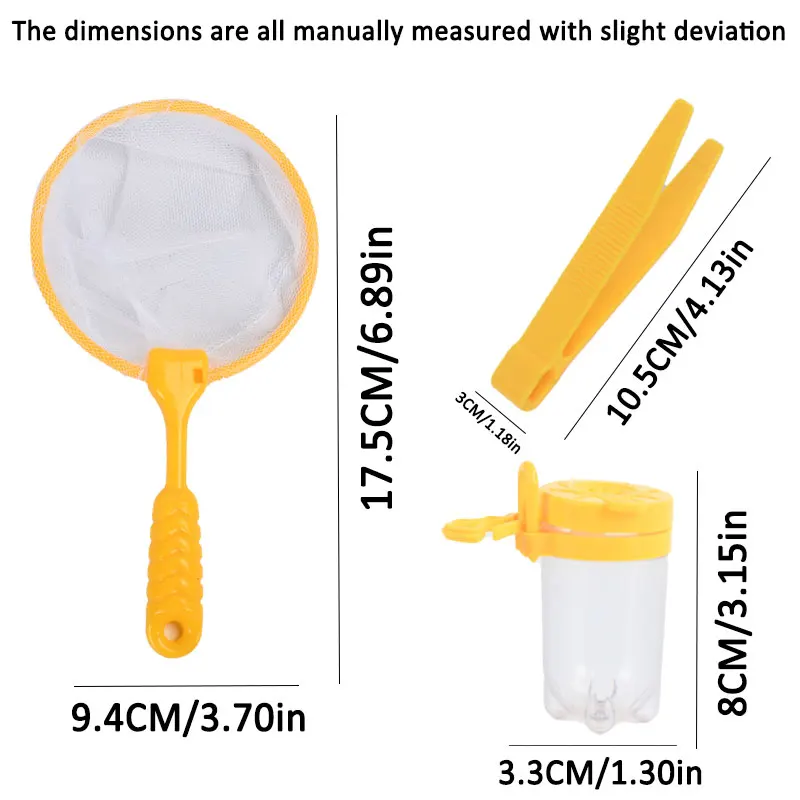 Insect Observation Jar, Feeding Box, Capture Net, Insect Catching Tweezers, Clamp, Male And Female, Natural Exploration Tool