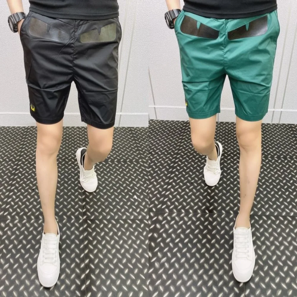 Invisible Open Crotch Outdoor Sex Summer Casual Shorts Men\'s Fashionable Five Points Pants Trend Quick-Drying Beach Trousers