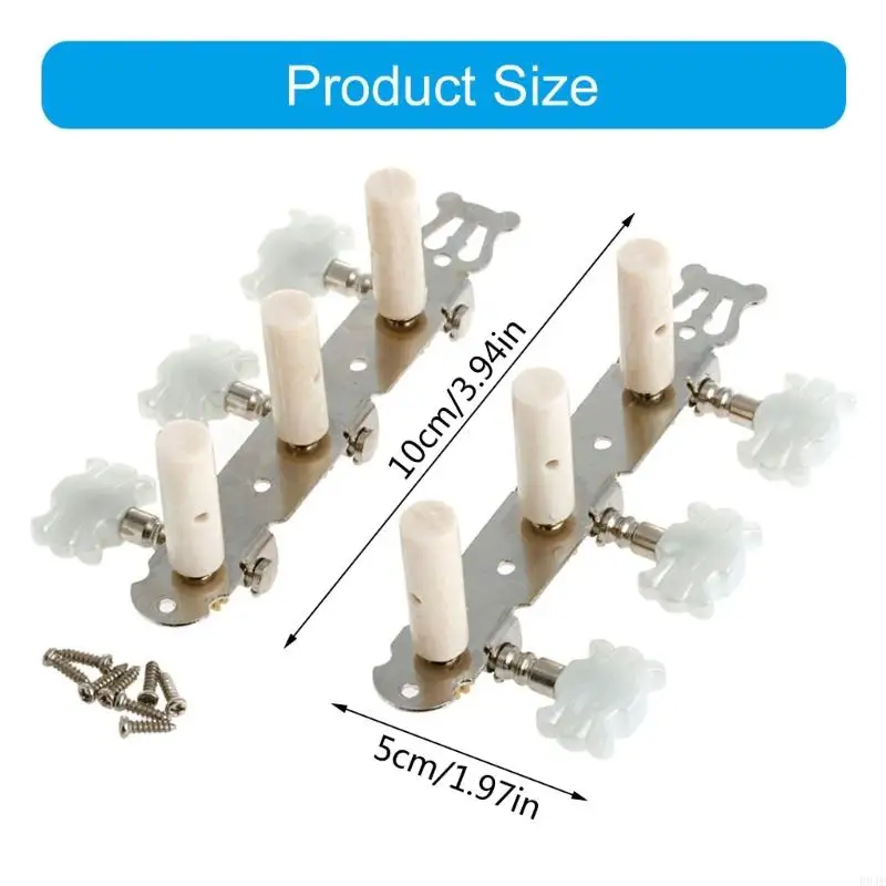 R9JE Pair Guitar Tuning Pegs Machine Machine Machine Machine for Classic GU