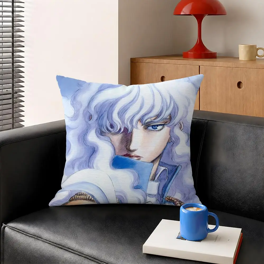 Anime Levi Ackerman Attack On Titan Cushion Cover Decorative Pillowcase Soft Short Plush Cozy Durable Sofa Home Decor Items Gift