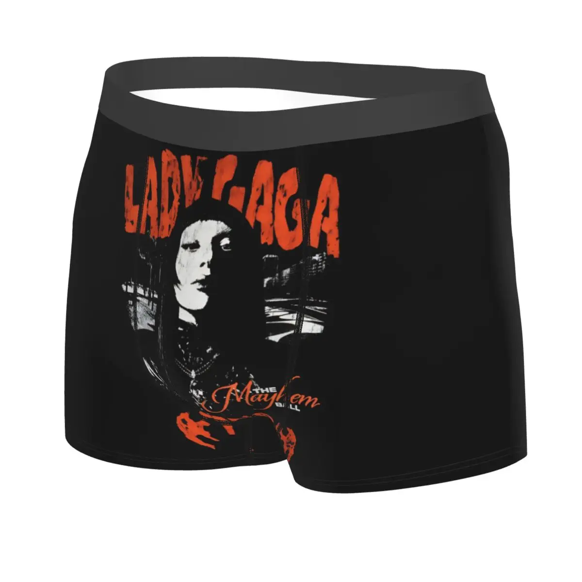 Male Cool Lady Gaga Mayhem Music Singer Underwear Boxer Briefs Men Breathbale Shorts Underpants