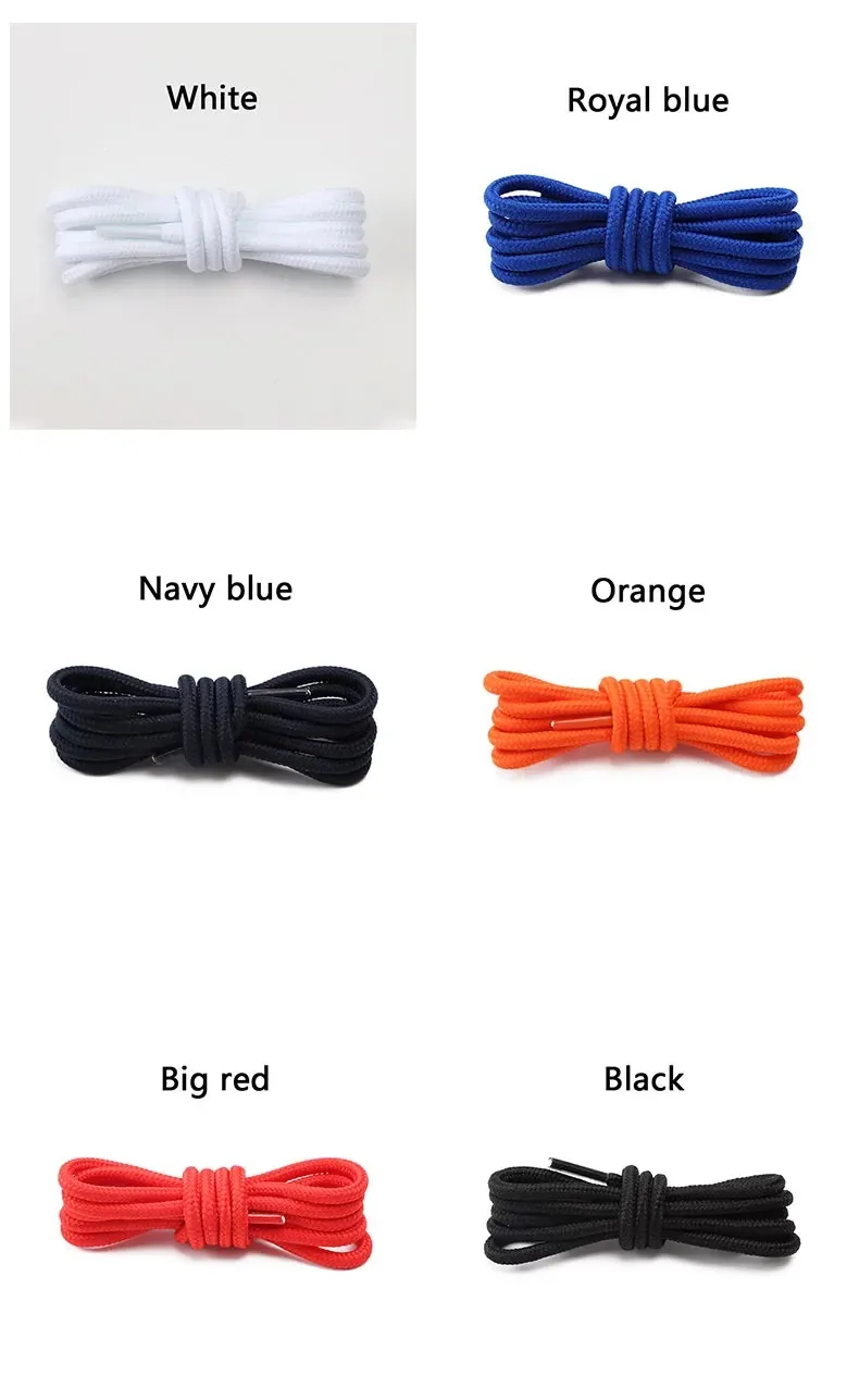 Robuste runde Stiefelschnürsenkel, strapazierfähige Polyester-Schnürsenkel für Outdoor-Schuhe zum Wandern, Sport und Laufen, reißfeste Baumwollschnürsenkel – Detail 8