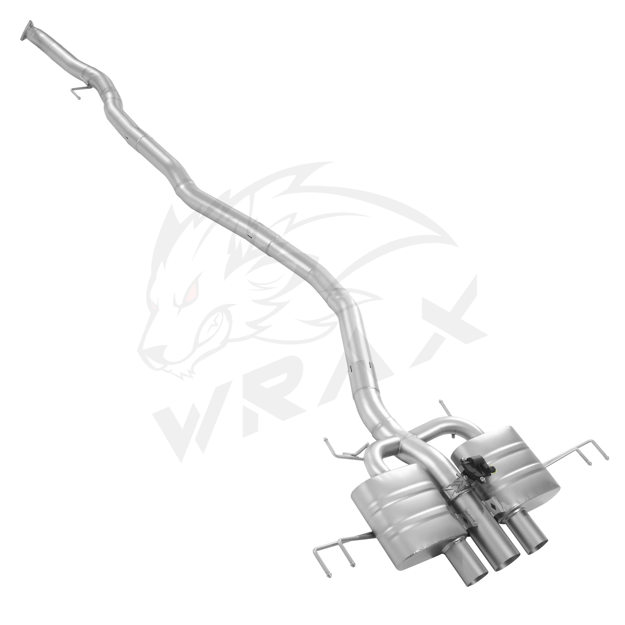 

WRAX Exhaust High Quality 304Stainless Steel Catback for Honda Civic Type R (FL5) Muffler with valves Exact Fit