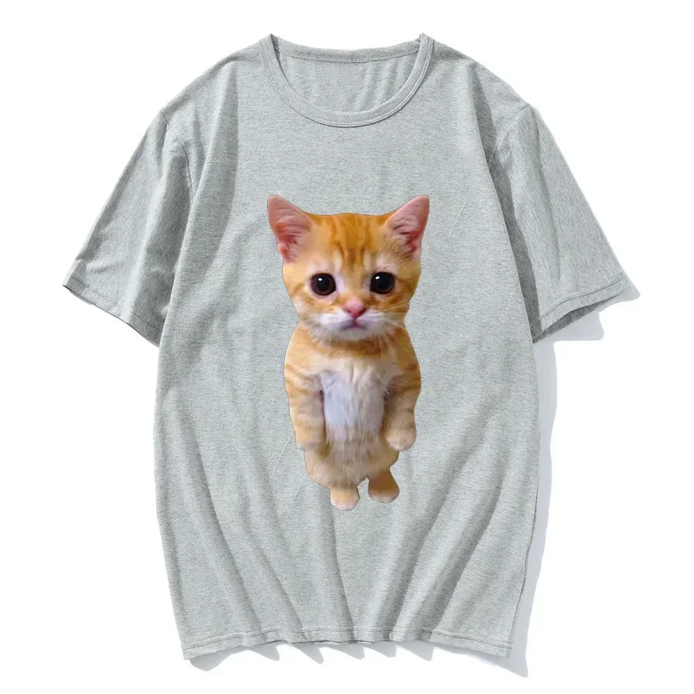 Funny El Gato Meme Sad Crying Cat Munchkin Kitty 3D Print Women Casual T-Shirt Summer Harajuku T Shirts Casual Fashion Clothes