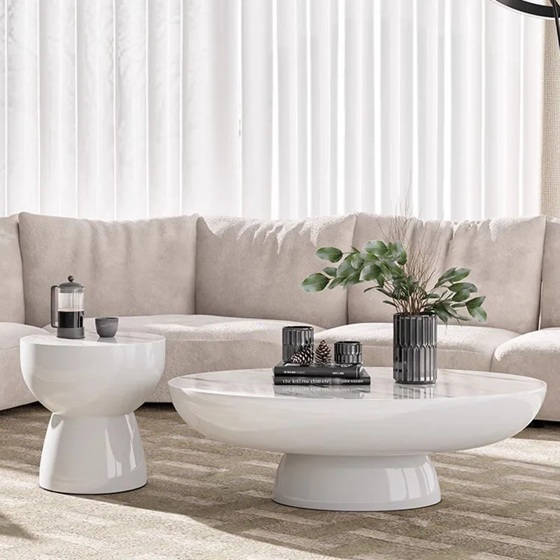 

Simple Nordic Luxury Coffee Table Stone Small Clear Cute Minimalist Coffee Table Modern White Mesas Centro De Sala Furniture