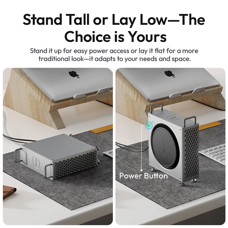 Capa de Liga de Alumínio Ulanzi QT01 para Mac Mini M4 — foto 2